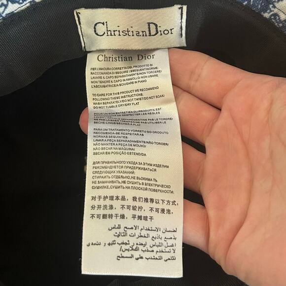 Christian Dior Dioriviera D Bobby Blue White Bucket Hat main image 4